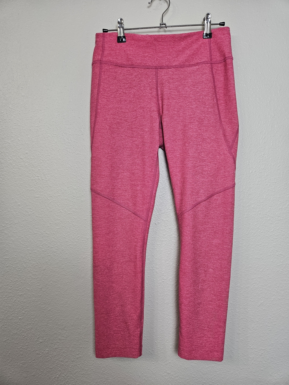 Outdoor Voices Heathered Hot Pink Leggings Size M